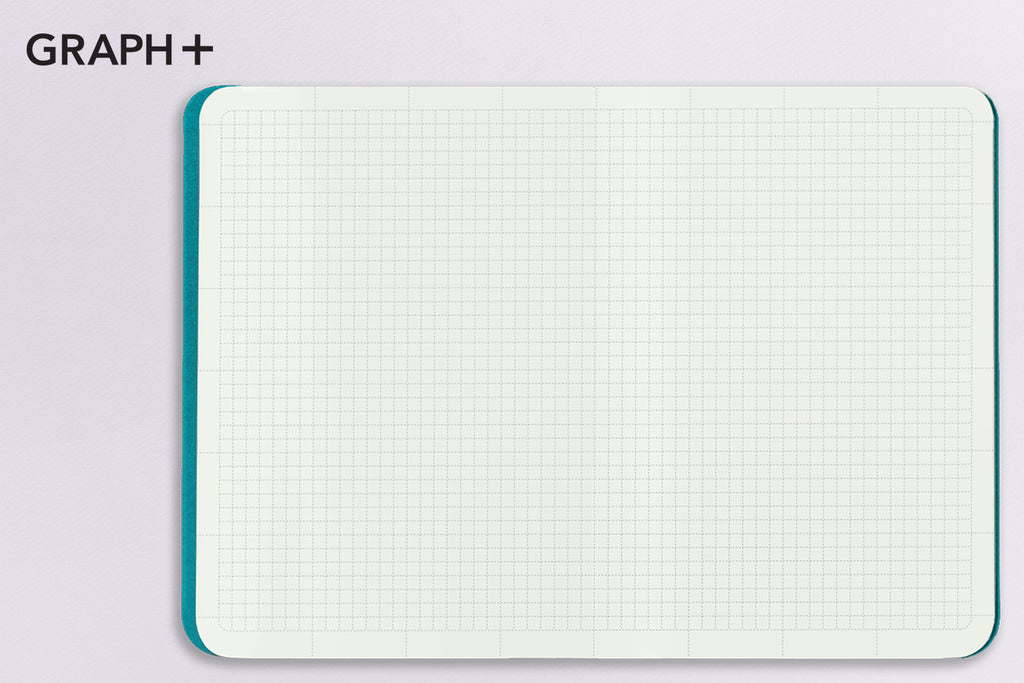 TOMOE RIVER 68gsm - GRAPH PLUS Grid - A5 Size - 120 pages - handmade by goodINKpressions