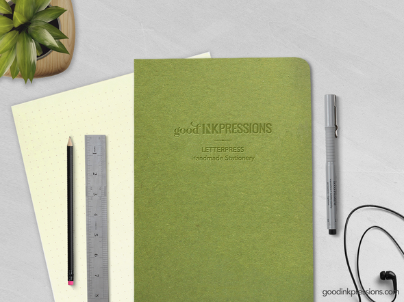 Passport 60pages, 68gsm Tomoe River CREAM - 008 - handmade by goodINKpressions
