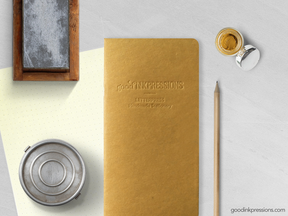 Passport 60 pages, 52gsm Tomoe River CREAM - 006 - handmade by goodINKpressions