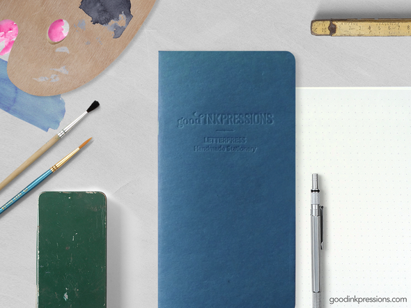 Passport 80 Pages - 52gsm Tomoe River WHITE - 009 - handmade by goodINKpressions