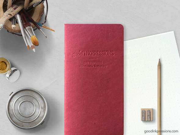 Passport 60 pages - 52gsm Tomoe River WHITE - 005 - handmade by goodINKpressions