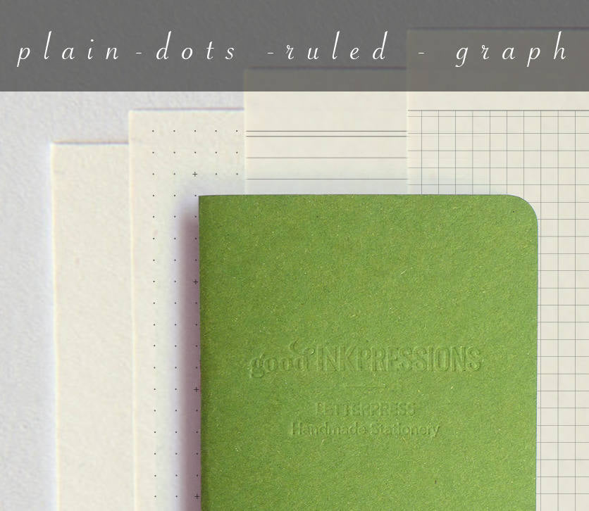 SPLENDORGEL paper - Traveler's Notebook Insert Fountain Pen Notebooks - handmade by goodINKpressions