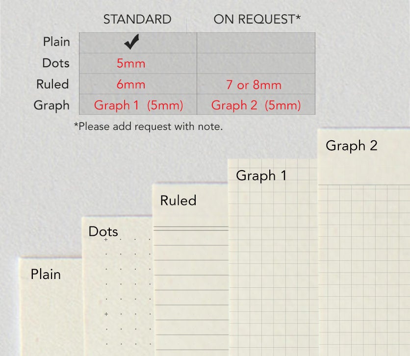 Fountain pen notebook