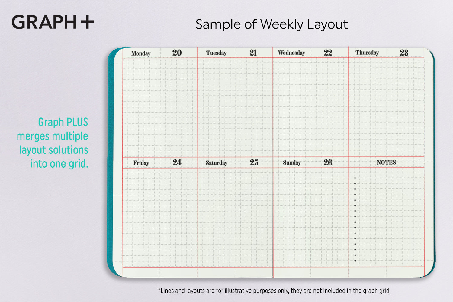 TOMOE RIVER 68gsm - GRAPH PLUS Grid - A5 Size - 120 pages ...
