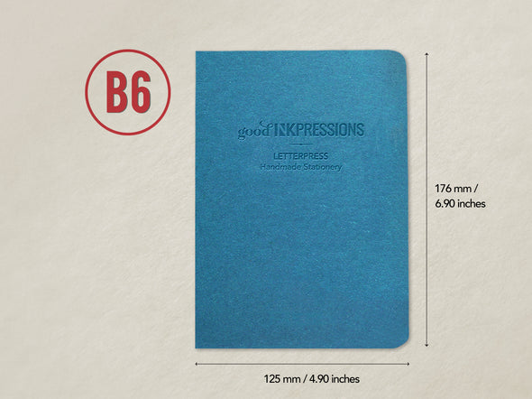 B6 60 pages, 68gsm Tomoe River WHITE - 007  - handmade by goodINKpressions