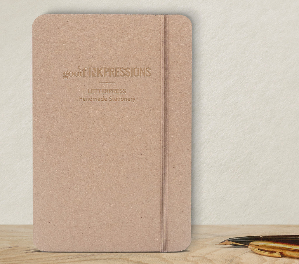 PLAIN COVER NOTEBOOKS Fountain Pen Notebooks - handmade by goodINKpressions