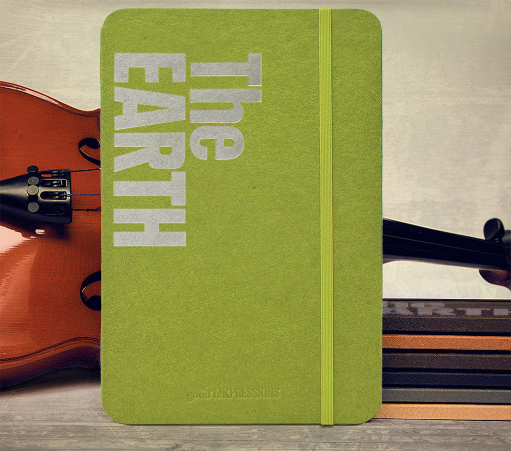 The EARTH has MUSIC for those who listen Fountain Pen Notebooks - handmade by goodINKpressions